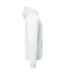 Mens supercotton plain hooded sweatshirt white Fruit of the Loom-3
