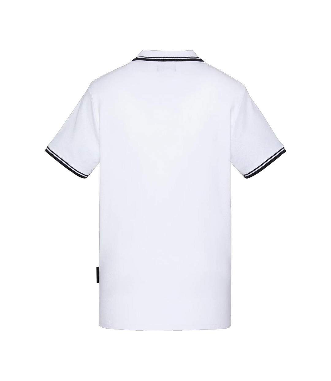 Polo blanc homme schott pswill2 - l-2