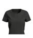 T-shirt Lux Femme Gris Foncé Chiné Stedman-2