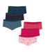 Lot de 6 boxers femme Ecopack Mode