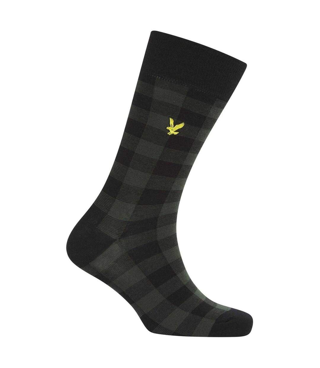 Mens Boxer Shorts Set Black Check Lyle & Scott-2
