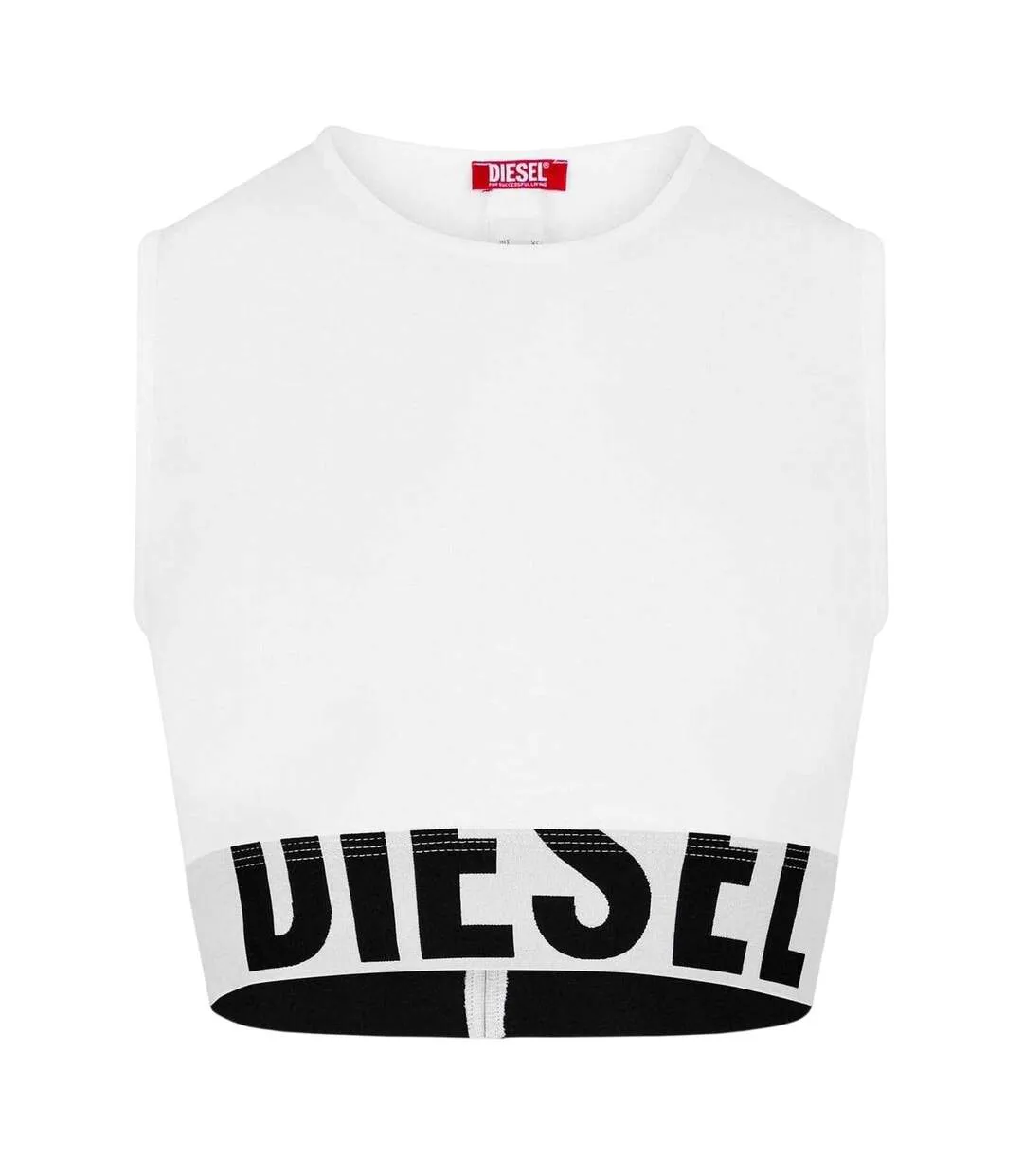 Débardeur Motif/style Pop Femme Blanc Diesel-2