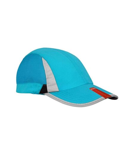 Casquette De Baseball Spiro Turquoise Pâle Noir Result Headwear