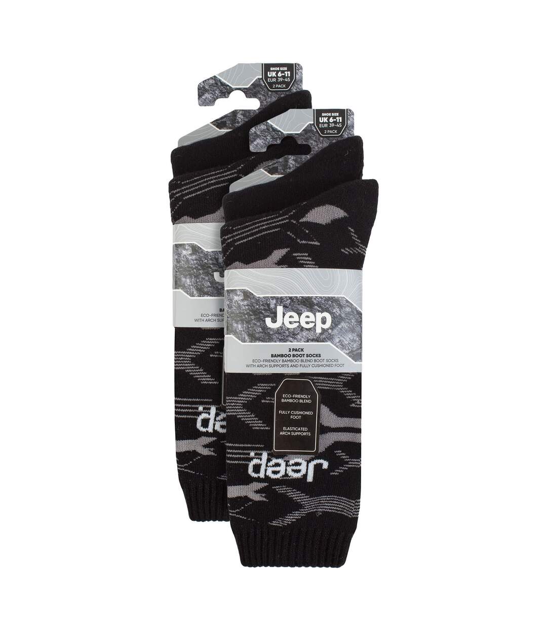 4 Pairs Mens Bamboo Boot Socks | Thick Heavy Duty Socks | Socks Ideal for Hiking-2