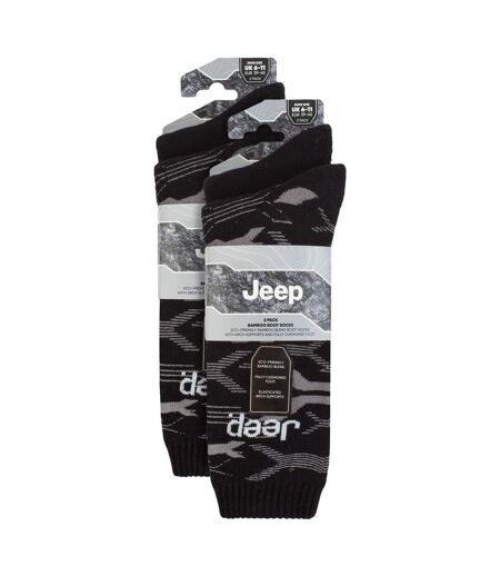 4 Pairs Mens Bamboo Boot Socks | Thick Heavy Duty Socks | Socks Ideal for Hiking