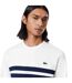 Sweat Tennis Motif/style Blocs De Couleurs Homme Blanc Bleu Marine Lacoste-4