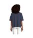 Womens/ladies Boxy Oversized T-shirt French Navy SOLS-2