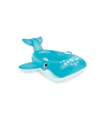 Bouée Gonflable à Chevaucher Baleine 168cm Bleu
