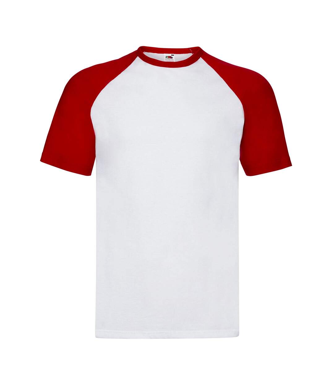 T-shirt adulte blanc / rouge Fruit of the Loom