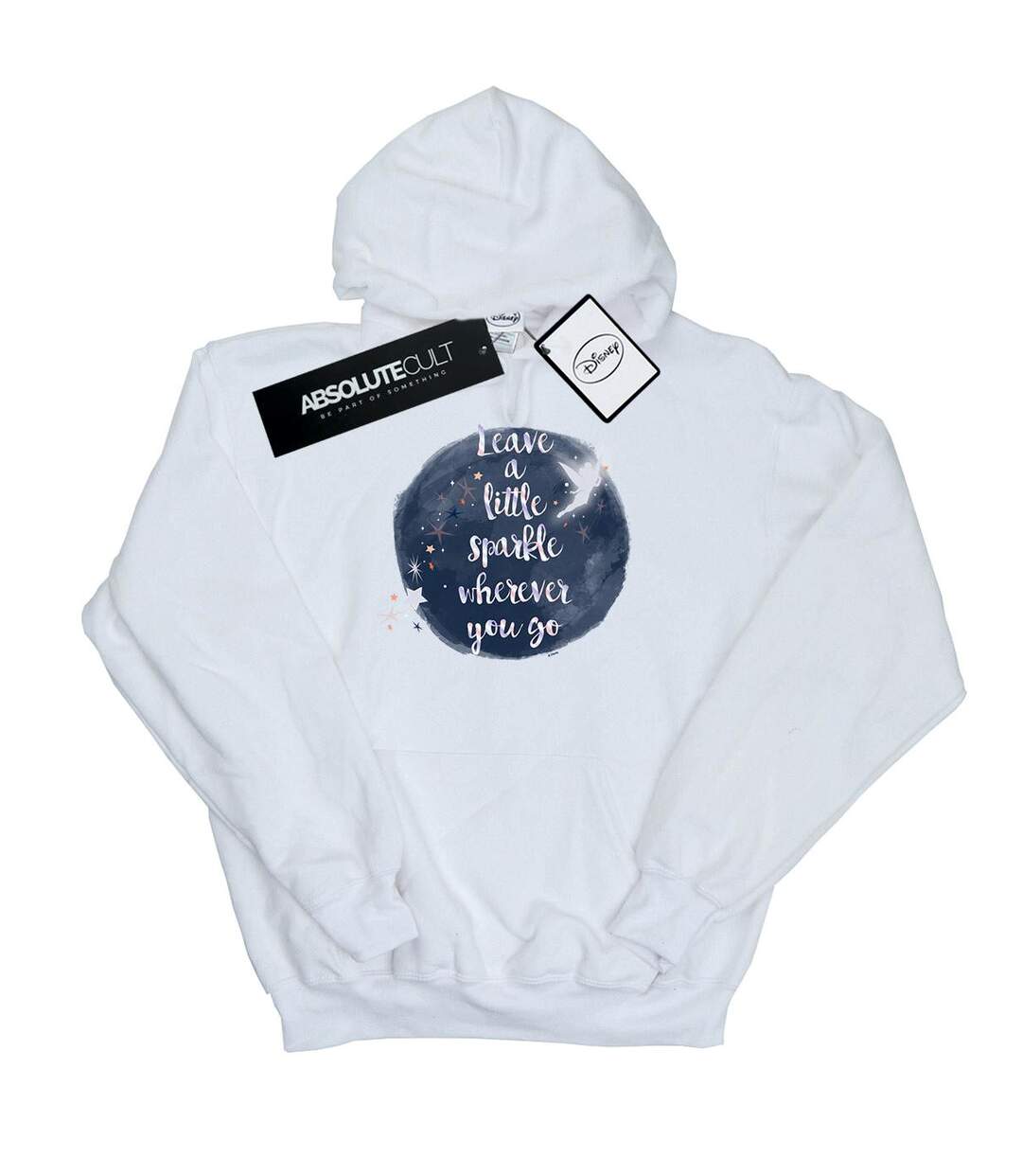 Disney - Sweat à capuche TINKER BELL A LITTLE SPARKLE - Femme (Blanc) - UTBI14942-1