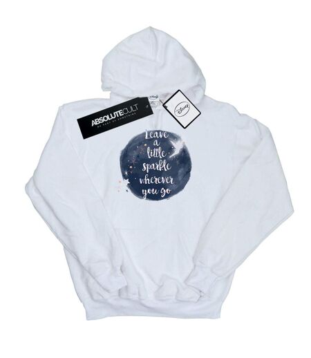 Disney - Sweat à capuche TINKER BELL A LITTLE SPARKLE - Femme (Blanc) - UTBI14942