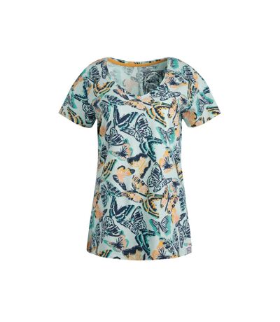 Womens/ladies merica butterflies jersey t-shirt seafoam Weird Fish