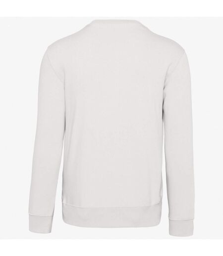 Kariban Mens Crew Neck Sweatshirt (White) - UTPC6920