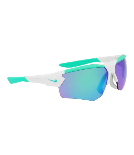 Lunettes De Soleil De Sport Motif/style Miroir Cloak Taille Unique Argenté Vert Nike