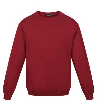 Regatta Mens Kaelen Jersey Knitted Sweater (Syrah Red)