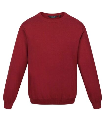 Regatta Mens Kaelen Jersey Knitted Sweater (Syrah Red)