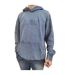Sweat À Capuche Motif/style Logo Brodé Homme Bleu Guess-1
