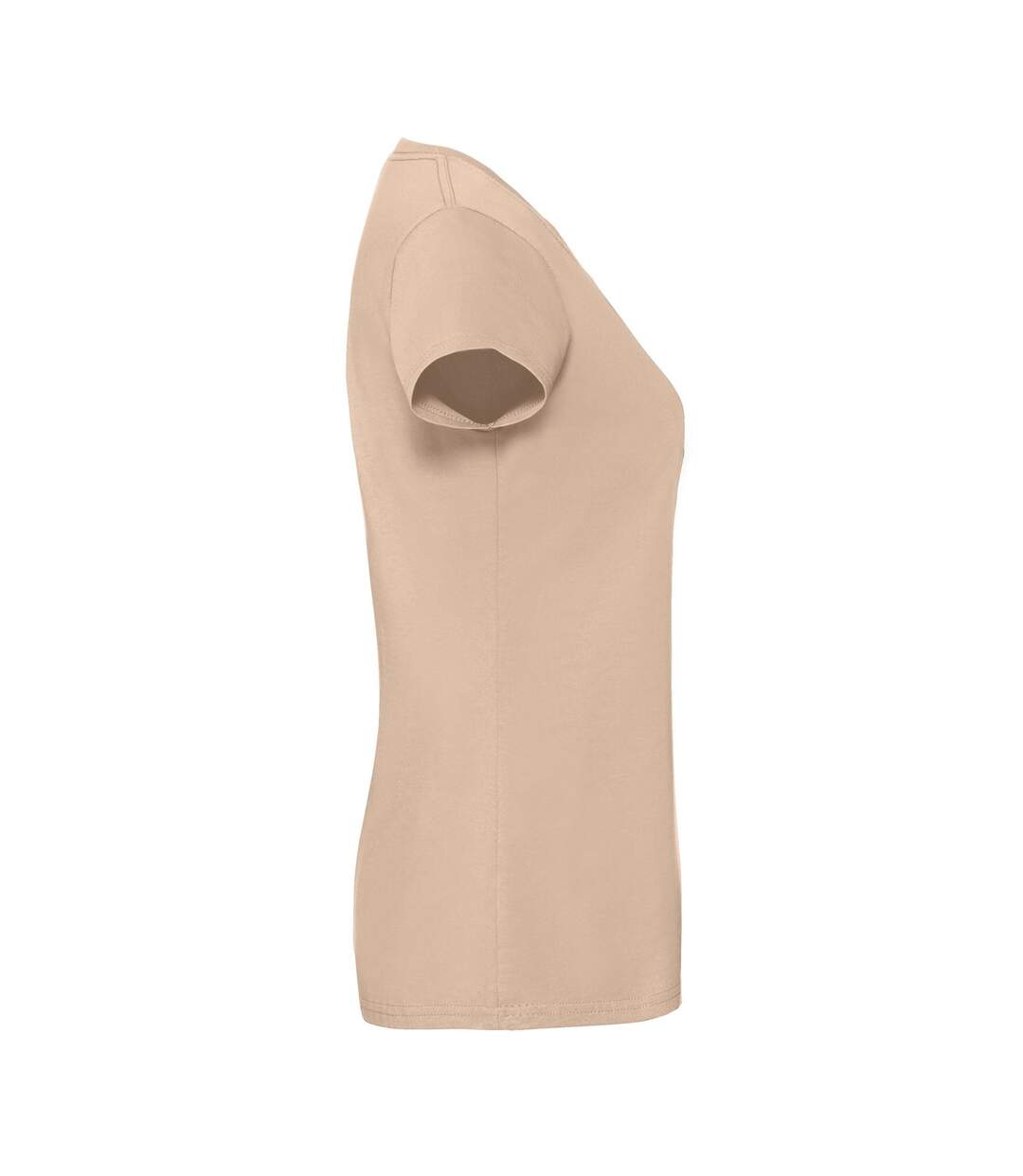 Womens/ladies Iconic 190 T-shirt Desert Sand Fruit Of The Loom-3