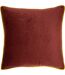 Furn Forest Stag Cushion Cover (Burgundy/Gold)