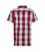 Chemise Manches Courtes Motif/style À Carreaux Homme Blanc Rouge Bench-2