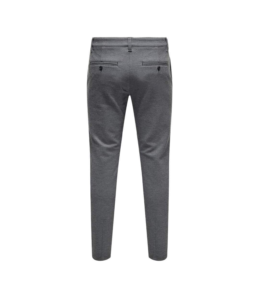 Pantalon fluide gris homme only & sons mark - w28-l32-2