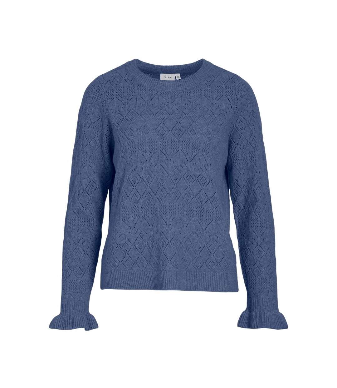 Pull bleu femme vila jacia - l-1