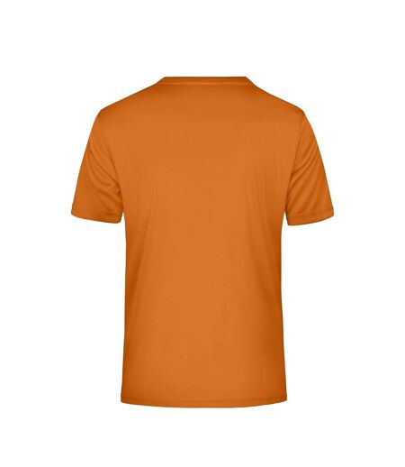 T-shirt Active Homme Orange James And Nicholson