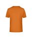T-shirt Active Homme Orange James And Nicholson-2