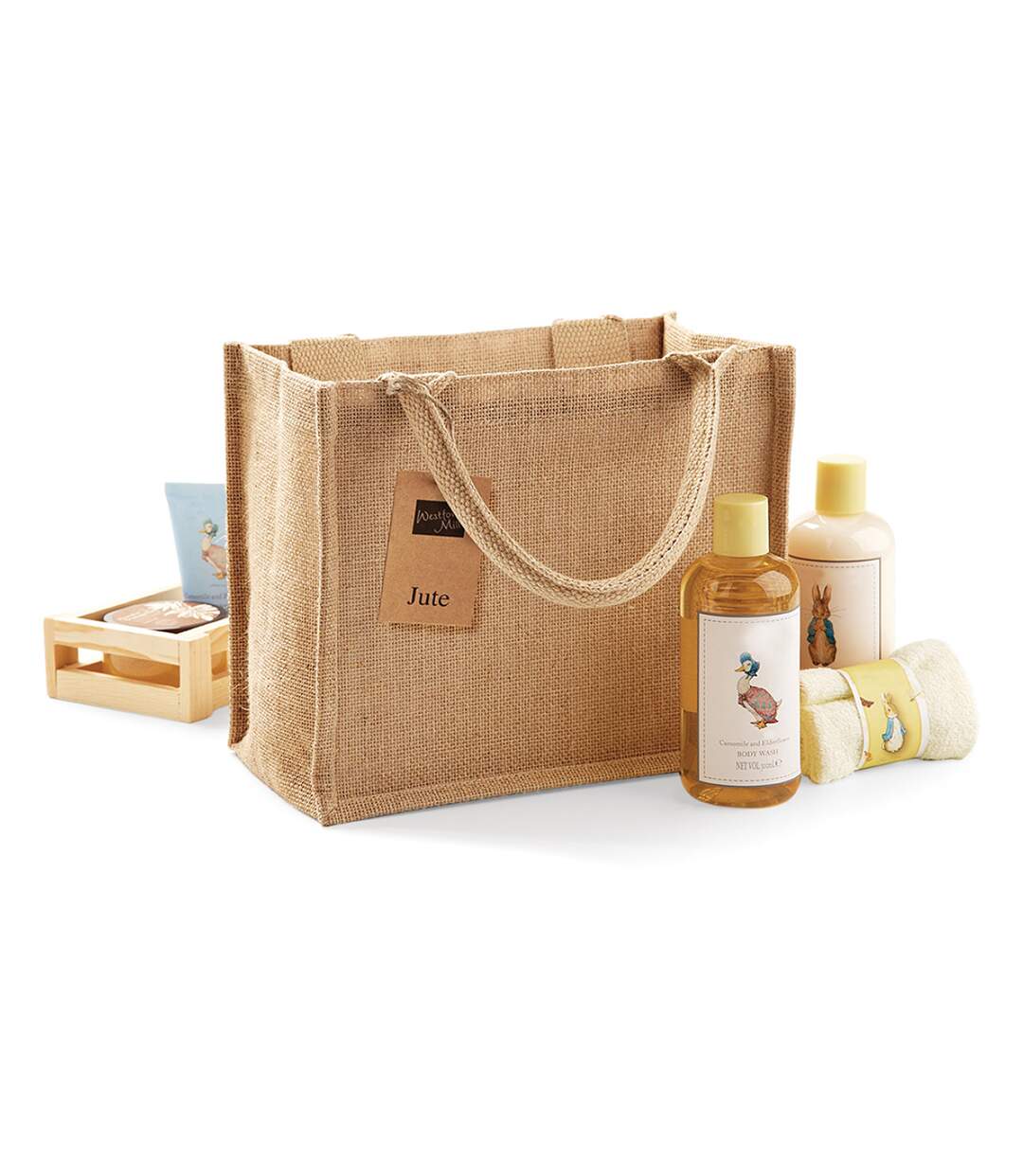 Sac en jute 6 litres taille unique naturel Westford Mill-4