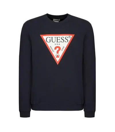 Sweat Motif/style Logo Homme Bordeaux Guess