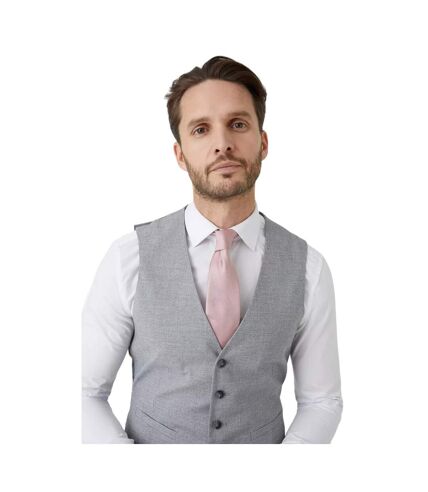 Burton Mens Textured Slim Vest (Gray)