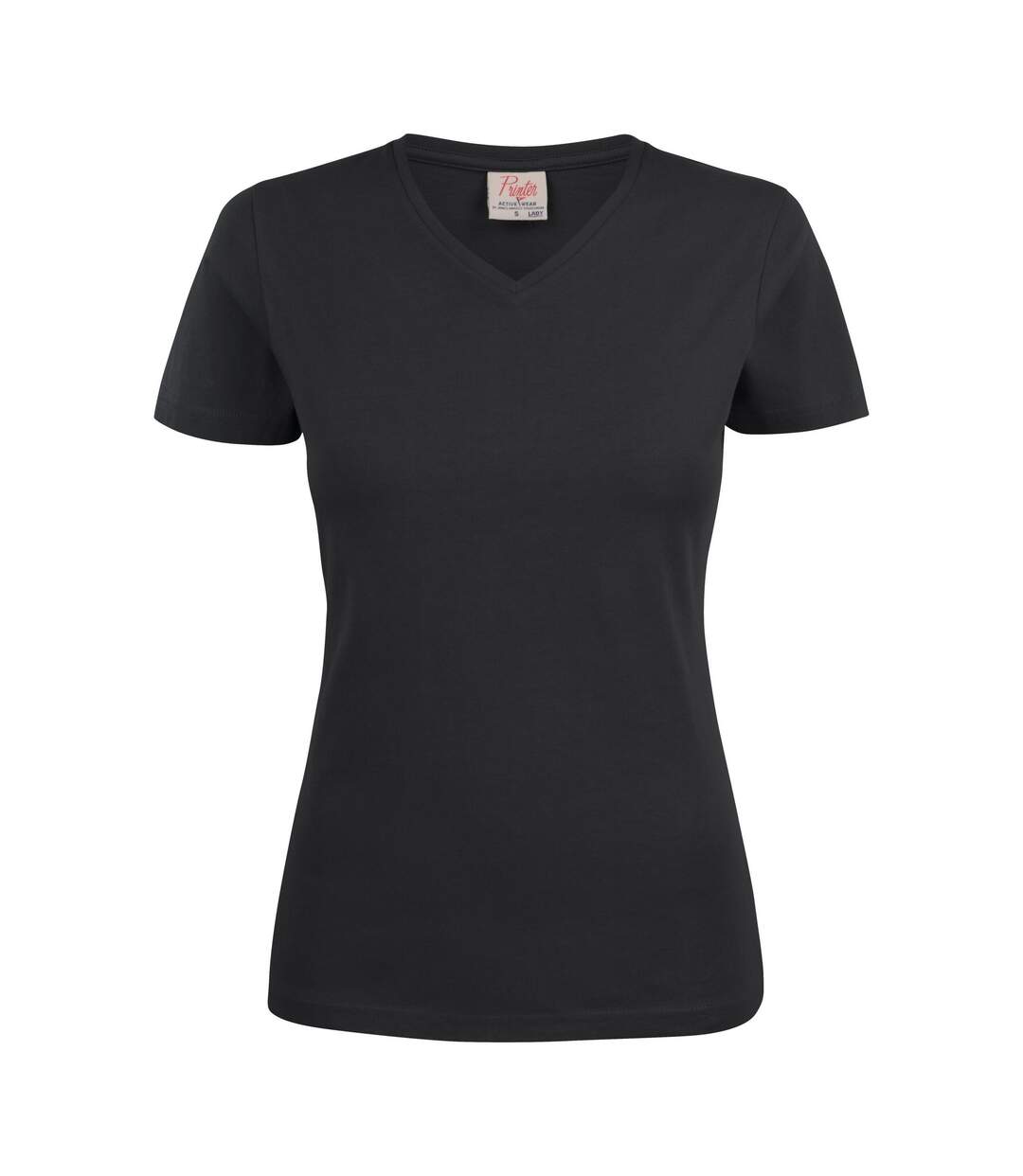 T-shirt Femme Noir Printer-2