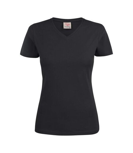 T-shirt Femme Noir Printer
