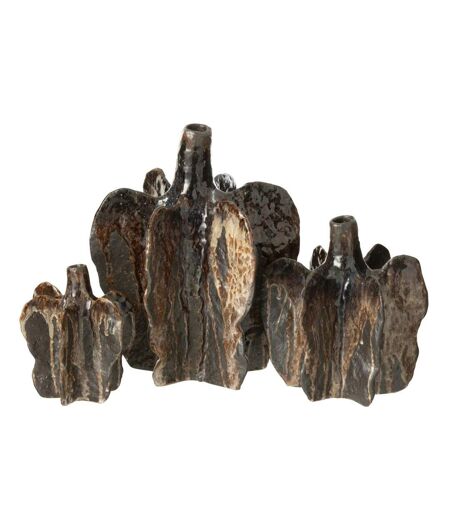 Vase Déco en Céramique Naga 15cm Marron