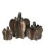 Vase Déco en Céramique Naga 15cm Marron-2