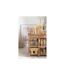 Bouteille Design Tricot 32cm Transparent & Naturel-3