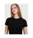 Womens/ladies Slim Short-sleeved T-shirt Black 4F-4