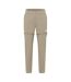 Pantalon De Randonnée Hikeout Femme Beige Gris Jack Wolfskin-1