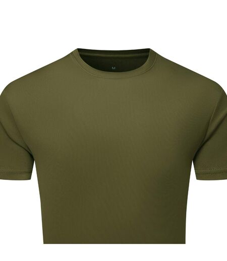 Mens Textured Recycled T-shirt Olive TriDri