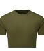 Mens Textured Recycled T-shirt Olive TriDri-2