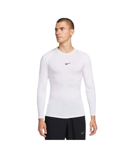 Haut Thermique Manches Longues Pro Homme Blanc Nike