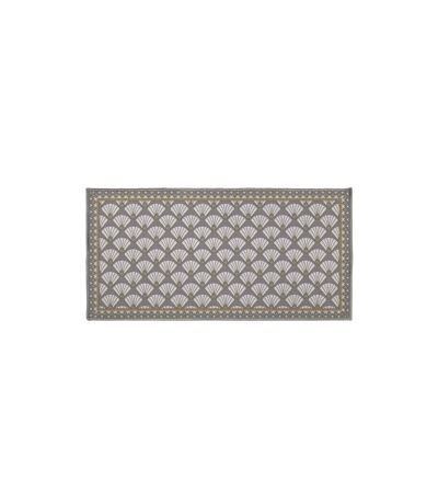 Tapis Déco Art Déco Chic 50x120cm Gris