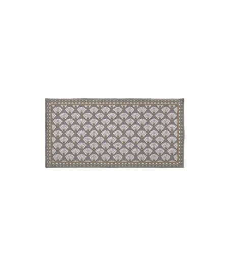 Tapis Déco Art Déco Chic 50x120cm Gris