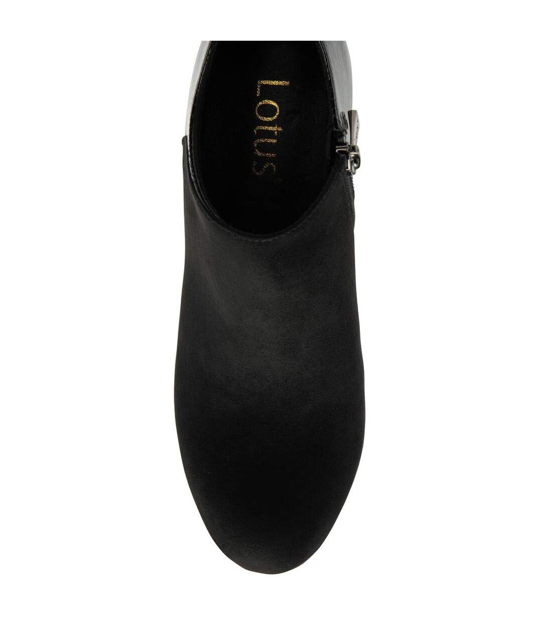 Bottines Lotus Femme Noir Verni Lotus Shoes-4