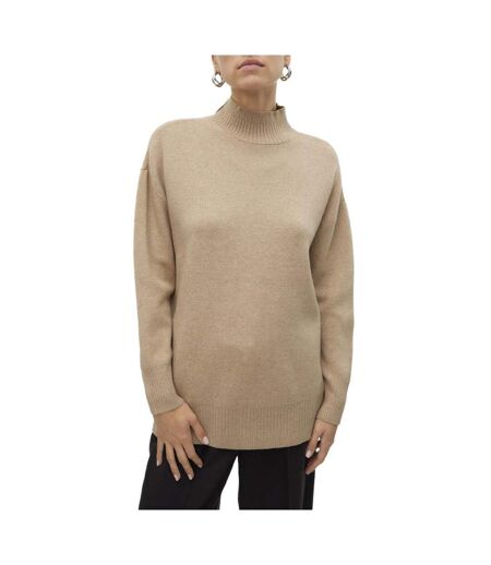 Pull Marron Femme Vero Moda Doffy Birch - L