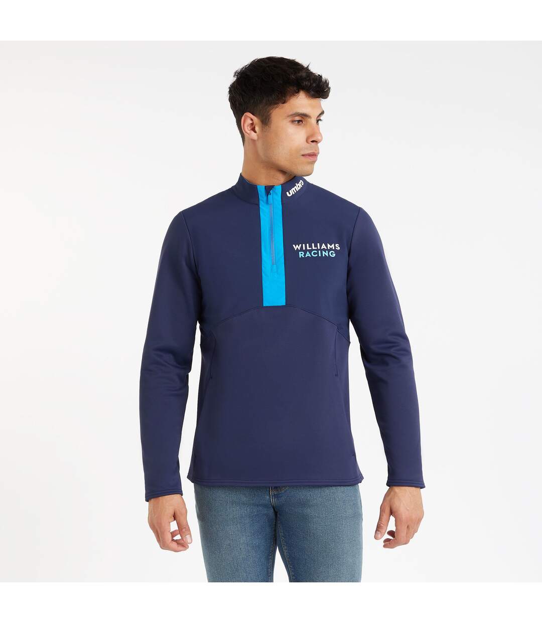 Umbro Mens Off Track Williams Racing Fleece (Peacoat/Diva Blue)