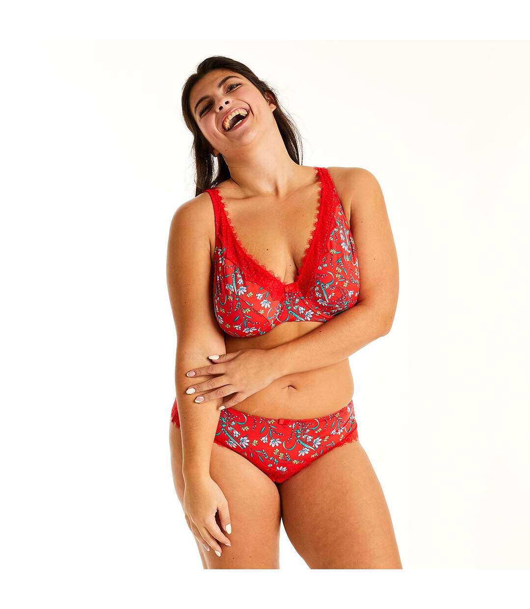 Soutien-gorge à armatures rouge Rouge