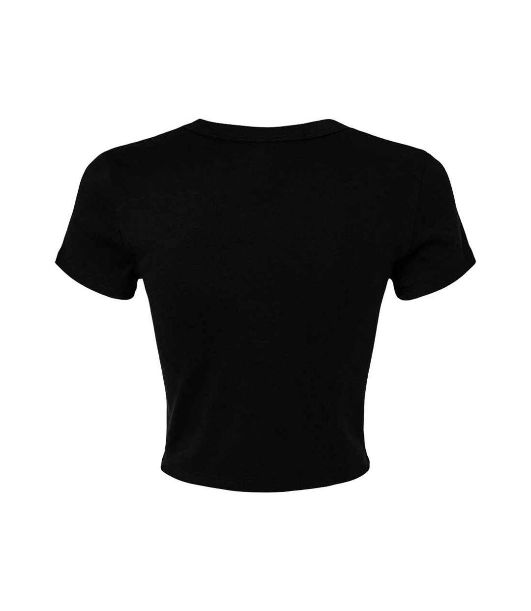 Haut Court Femme Noir Uni Bella + Canvas-2