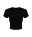 Haut Court Femme Noir Uni Bella + Canvas-2