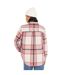 Chemise à carreaux manches longues femme avec poche patch tissé Liza Vondutch-2